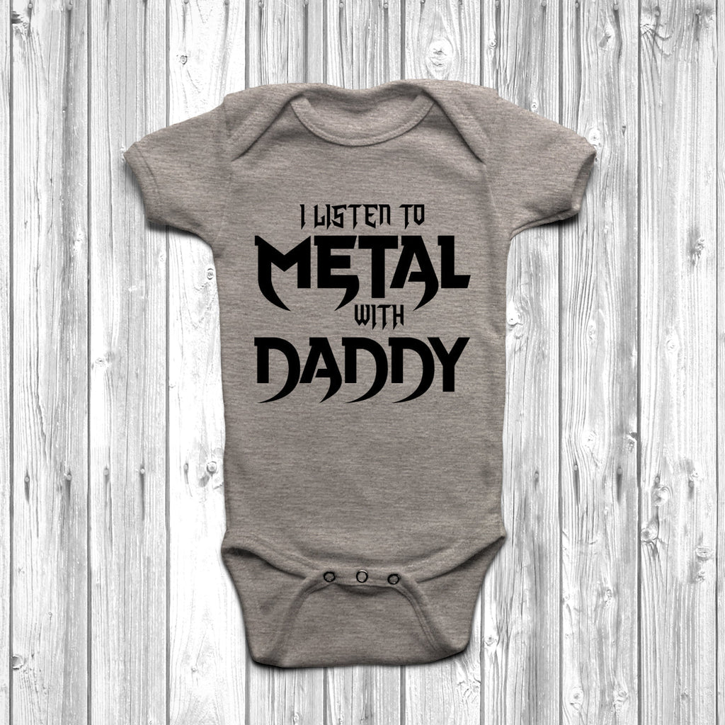 I Listen To Metal With Daddy Baby Grow DizzyKitten