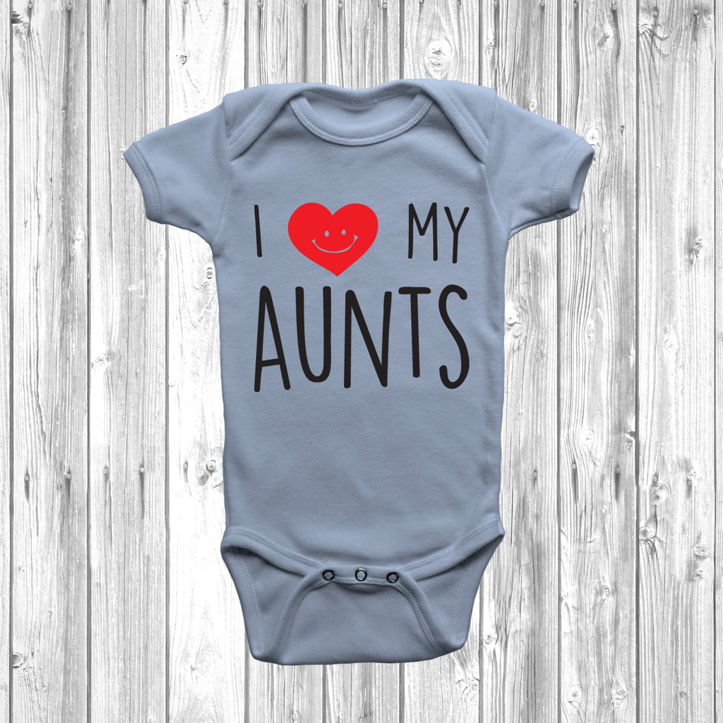 Get trendy with I Love My Aunts Baby Grow - Baby Grow available at DizzyKitten. Grab yours for £9.45 today!