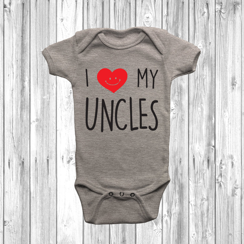 Get trendy with I Love My Uncles Baby Grow - Baby Grow available at DizzyKitten. Grab yours for £8.95 today!