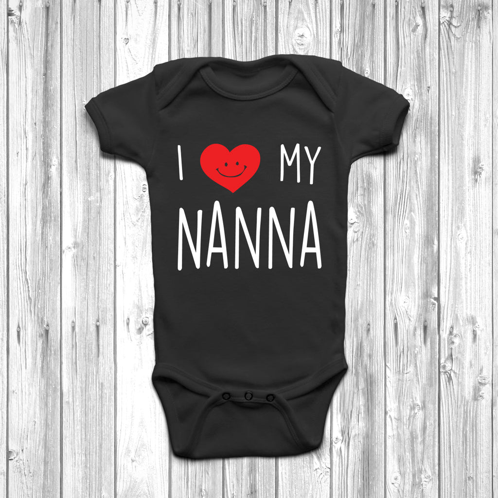 Get trendy with I Love My Nanna Baby Grow - Baby Grow available at DizzyKitten. Grab yours for £7.95 today!