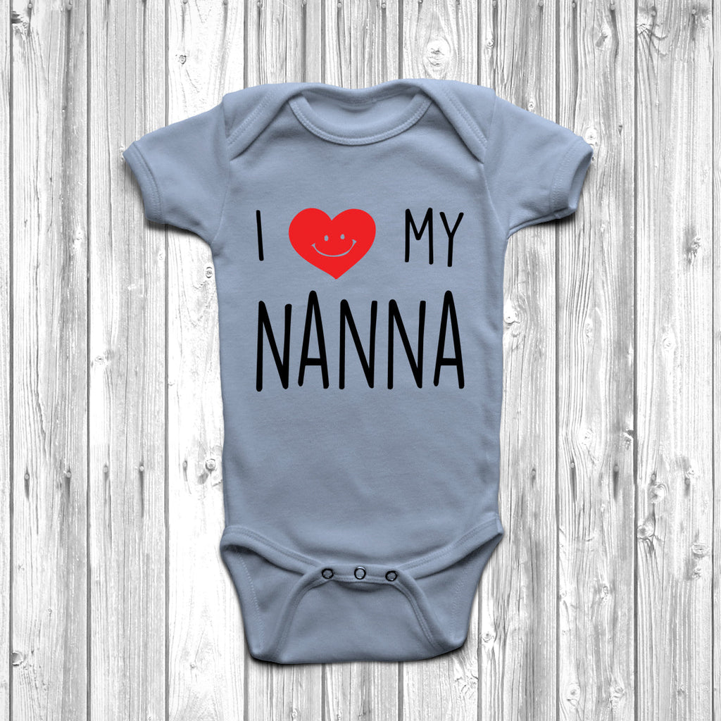 Get trendy with I Love My Nanna Baby Grow - Baby Grow available at DizzyKitten. Grab yours for £8.45 today!