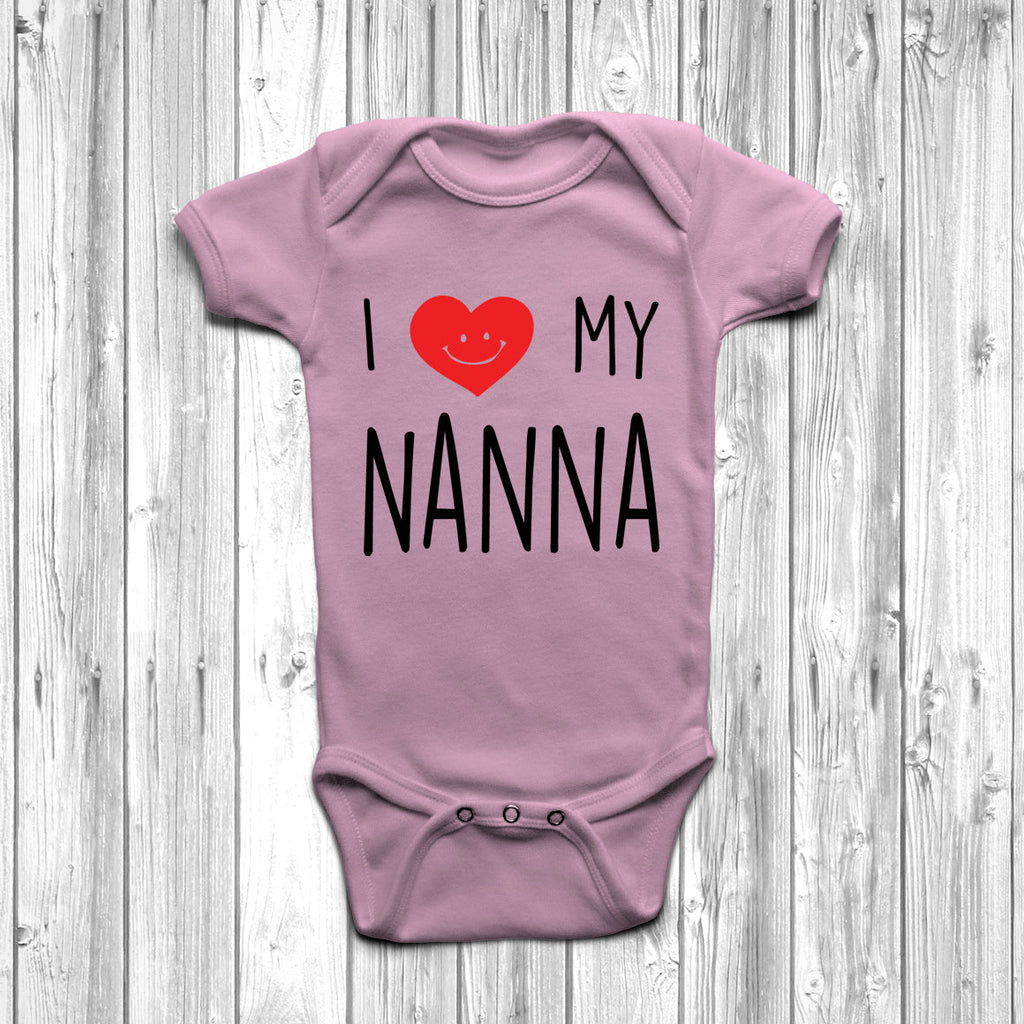 Get trendy with I Love My Nanna Baby Grow - Baby Grow available at DizzyKitten. Grab yours for £8.45 today!