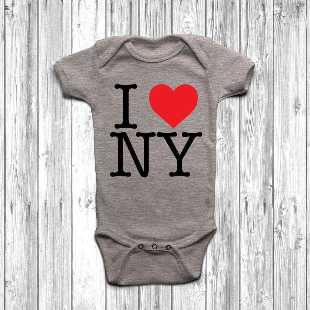 Get trendy with I Love Heart New York Baby Grow - Baby Grow available at DizzyKitten. Grab yours for £7.45 today!