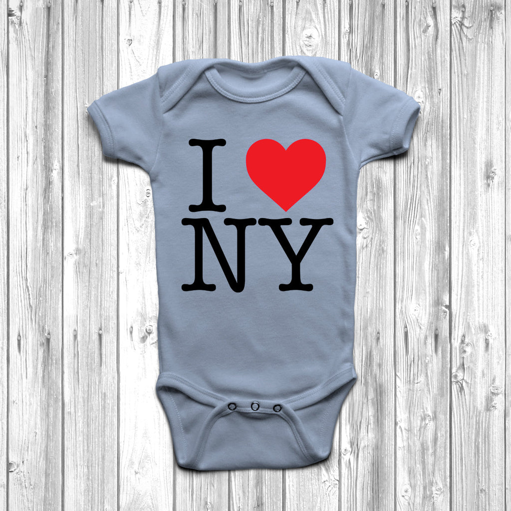 Get trendy with I Love Heart New York Baby Grow - Baby Grow available at DizzyKitten. Grab yours for £7.45 today!