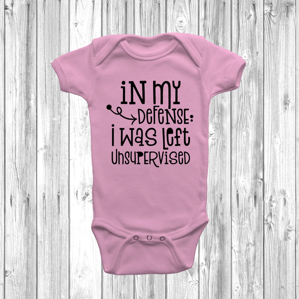 Get trendy with In My Defense I Was Left Unsupervised Baby Grow - Baby Grow available at DizzyKitten. Grab yours for £8.45 today!