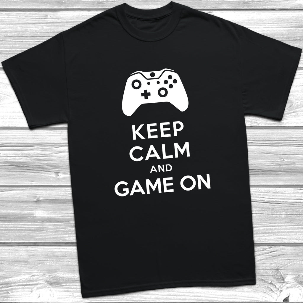 Get trendy with Keep Calm & Game On XB T-Shirt - T-Shirt available at DizzyKitten. Grab yours for £9.49 today!