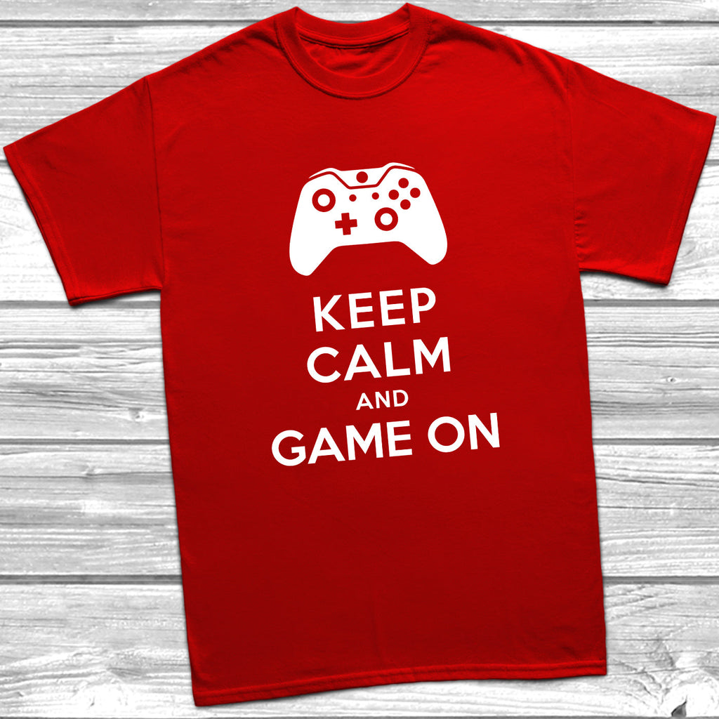 Get trendy with Keep Calm & Game On XB T-Shirt - T-Shirt available at DizzyKitten. Grab yours for £9.49 today!