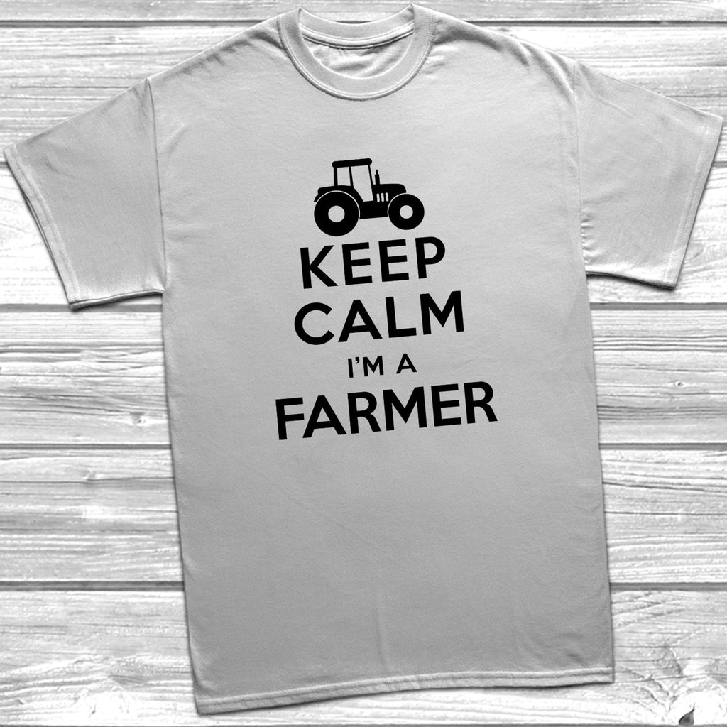 Get trendy with Keep Calm I'm A Farmer T-Shirt - T-Shirt available at DizzyKitten. Grab yours for £10.49 today!