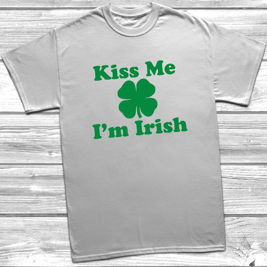 Get trendy with Kiss Me I'm Irish T-Shirt - T-Shirt available at DizzyKitten. Grab yours for £8.99 today!