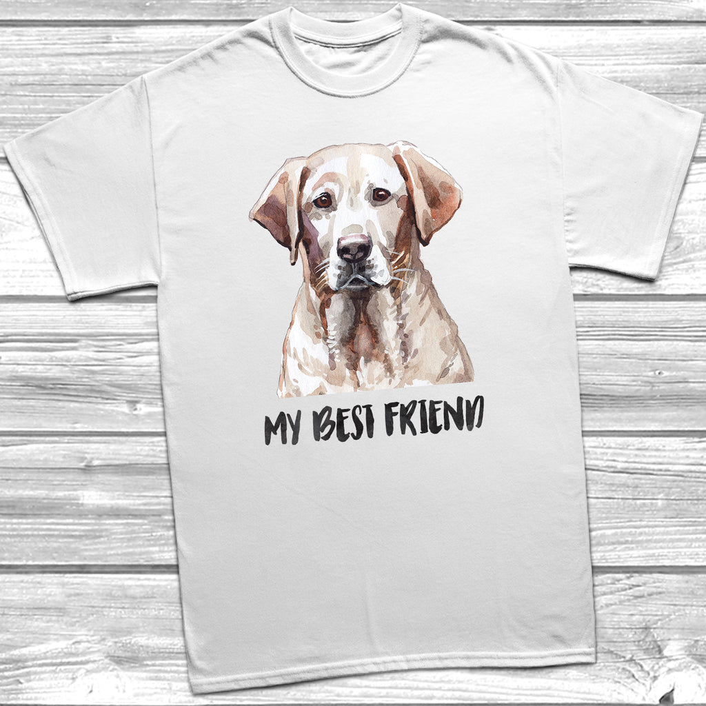 Get trendy with My Best Friend Labrador T-Shirt - T-Shirt available at DizzyKitten. Grab yours for £11.95 today!