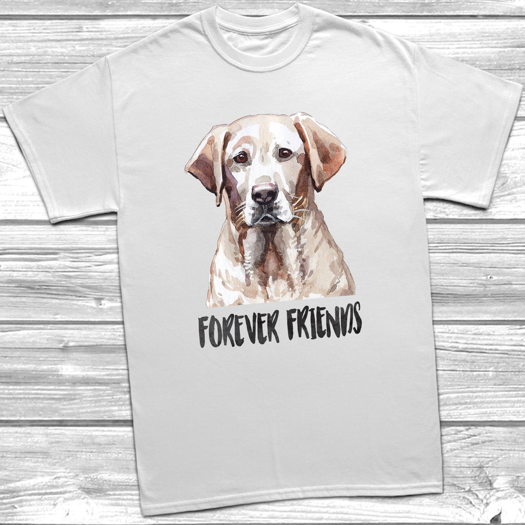 Get trendy with Labrador Retriever Forever Friends T-Shirt - T-Shirt available at DizzyKitten. Grab yours for £12.45 today!