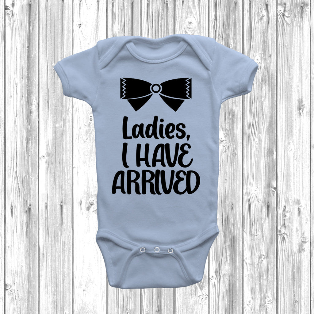 Get trendy with Ladies I Have Arrived Baby Grow - Baby Grow available at DizzyKitten. Grab yours for £7.99 today!