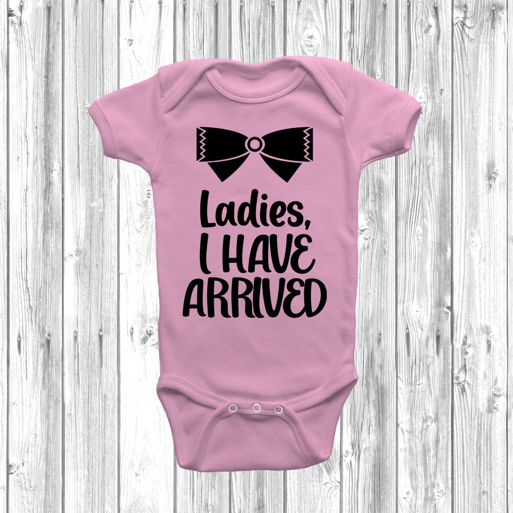 Get trendy with Ladies I Have Arrived Baby Grow - Baby Grow available at DizzyKitten. Grab yours for £7.99 today!