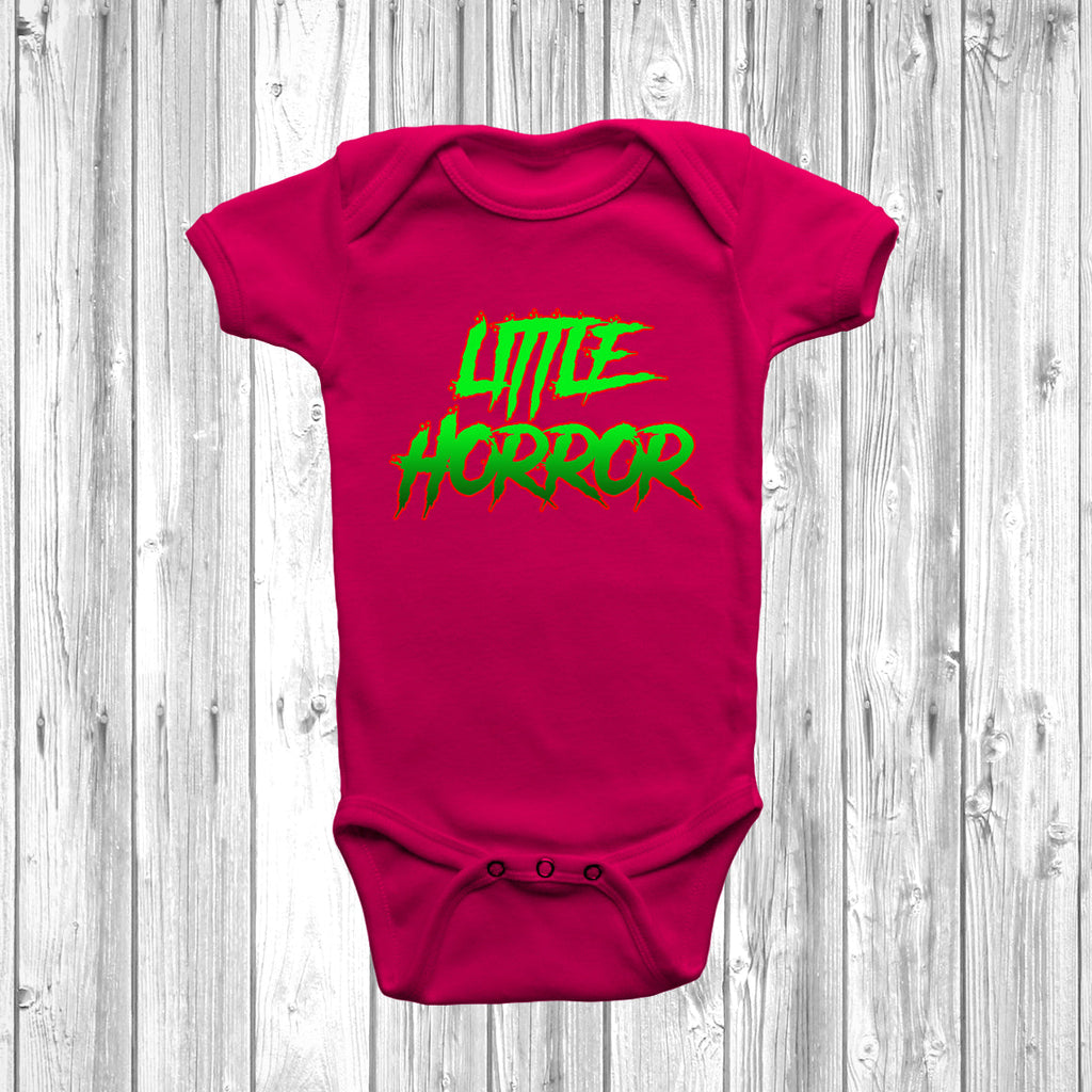 Get trendy with Little Horror Baby Grow - Baby Grow available at DizzyKitten. Grab yours for £10.45 today!
