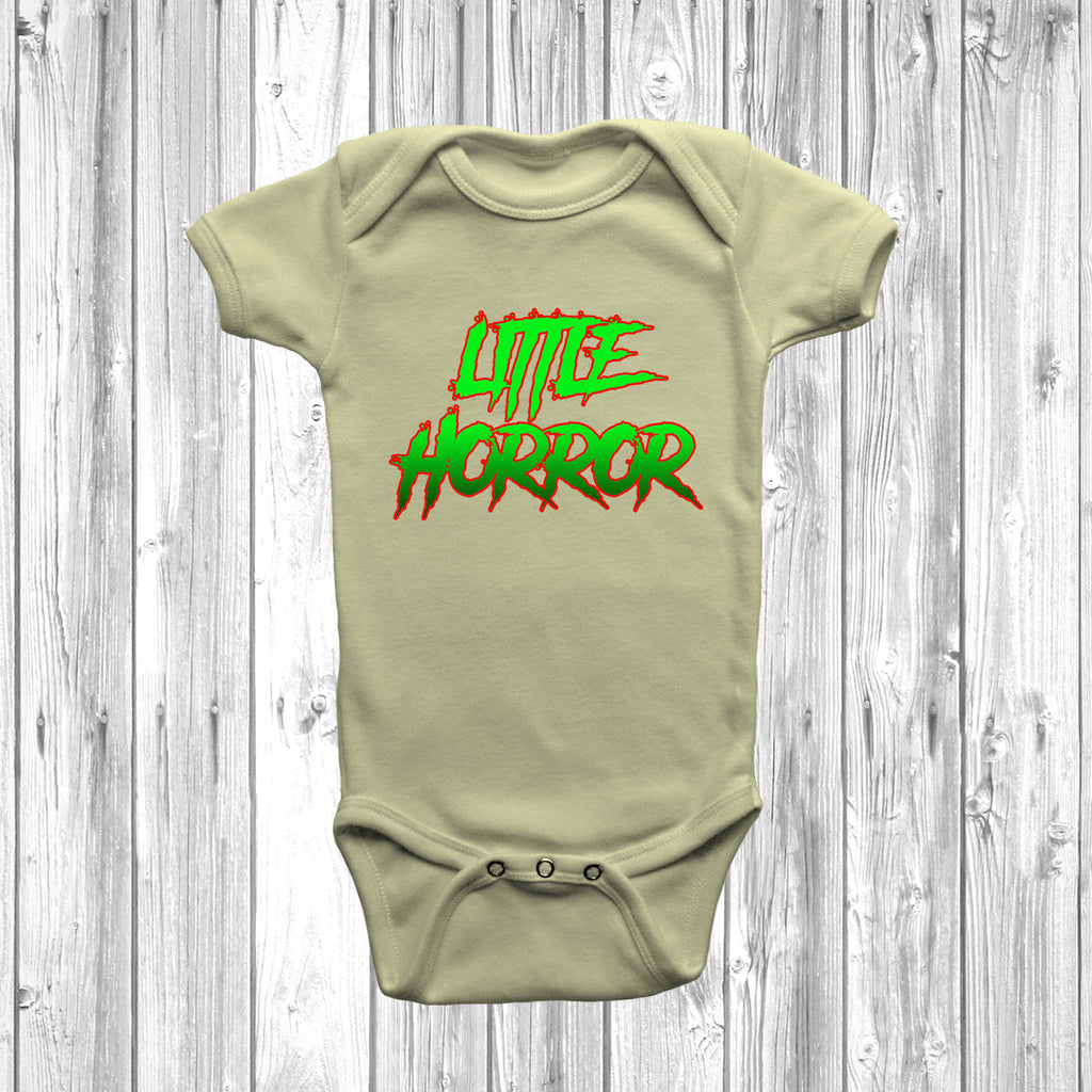 Get trendy with Little Horror Baby Grow - Baby Grow available at DizzyKitten. Grab yours for £9.95 today!