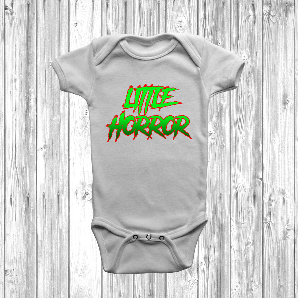 Get trendy with Little Horror Baby Grow - Baby Grow available at DizzyKitten. Grab yours for £10.45 today!