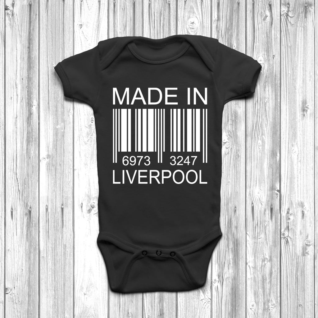 Get trendy with Made In Liverpool Baby Grow - Baby Grow available at DizzyKitten. Grab yours for £8.95 today!