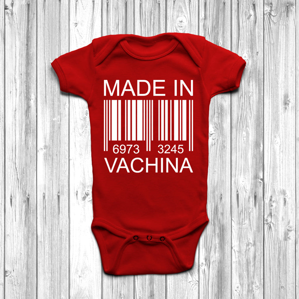 Get trendy with Made In Vachina Baby Grow - Baby Grow available at DizzyKitten. Grab yours for £7.95 today!