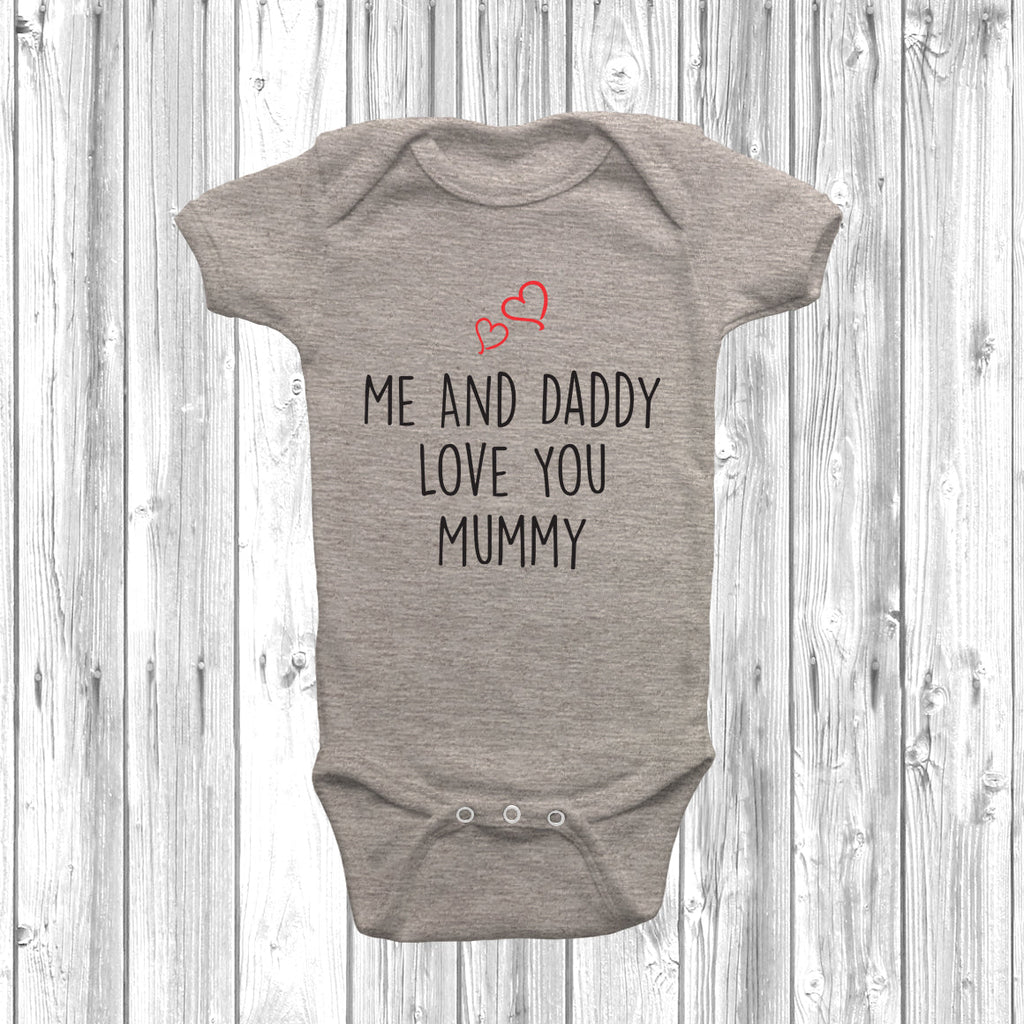 Get trendy with Me And Daddy Love Mummy Baby Grow - Baby Grow available at DizzyKitten. Grab yours for £7.95 today!