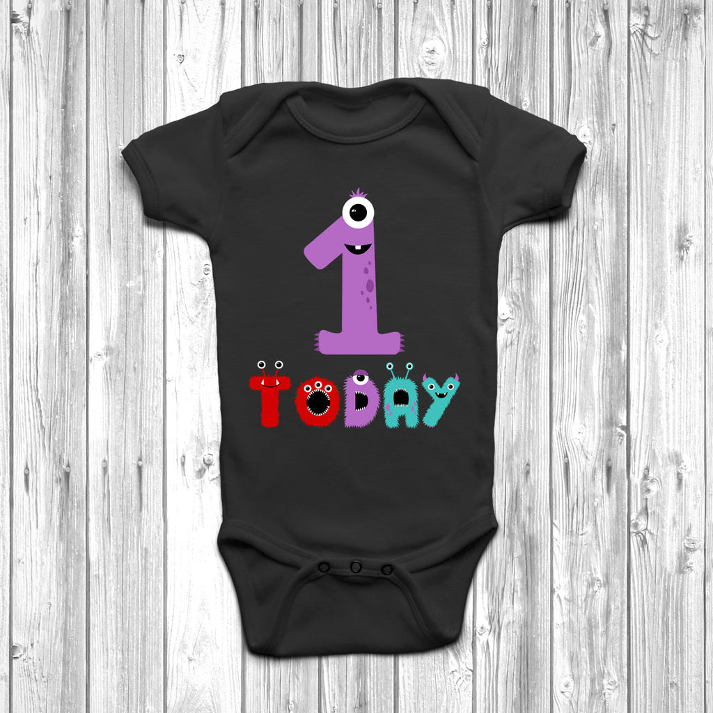 Get trendy with Monster 1 Today Baby Grow - Baby Grow available at DizzyKitten. Grab yours for £9.45 today!
