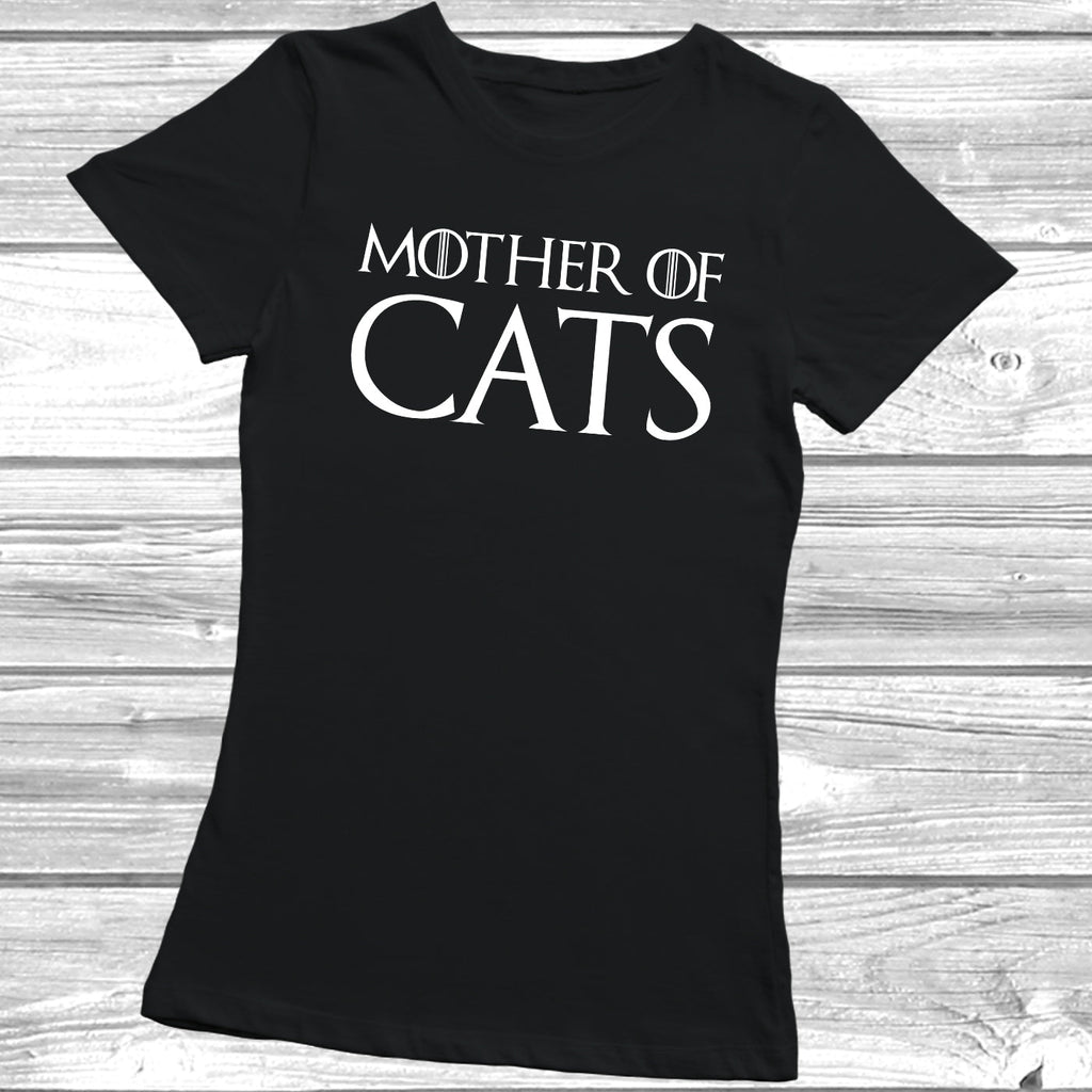 Get trendy with Mother Of Cats T-Shirt - T-Shirt available at DizzyKitten. Grab yours for £9.49 today!