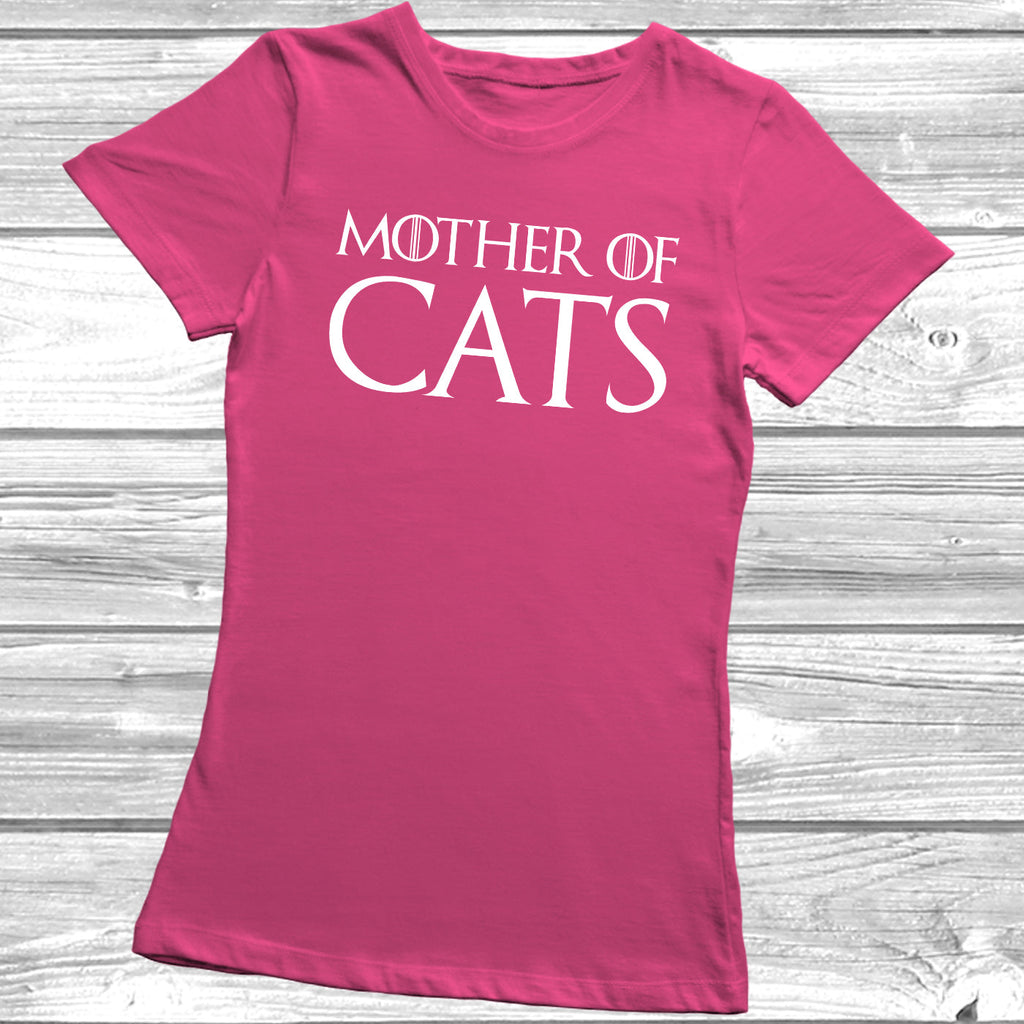 Get trendy with Mother Of Cats T-Shirt - T-Shirt available at DizzyKitten. Grab yours for £9.49 today!