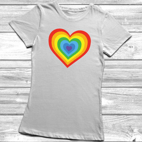 Multiple Heart Rainbow LGBT T-Shirt - DizzyKitten