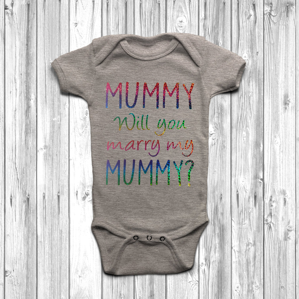 Get trendy with Mummy Will You Marry My Mummy Baby Grow - Baby Grow available at DizzyKitten. Grab yours for £7.95 today!