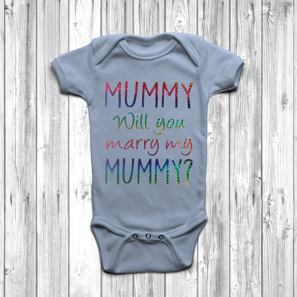 Get trendy with Mummy Will You Marry My Mummy Baby Grow - Baby Grow available at DizzyKitten. Grab yours for £8.45 today!