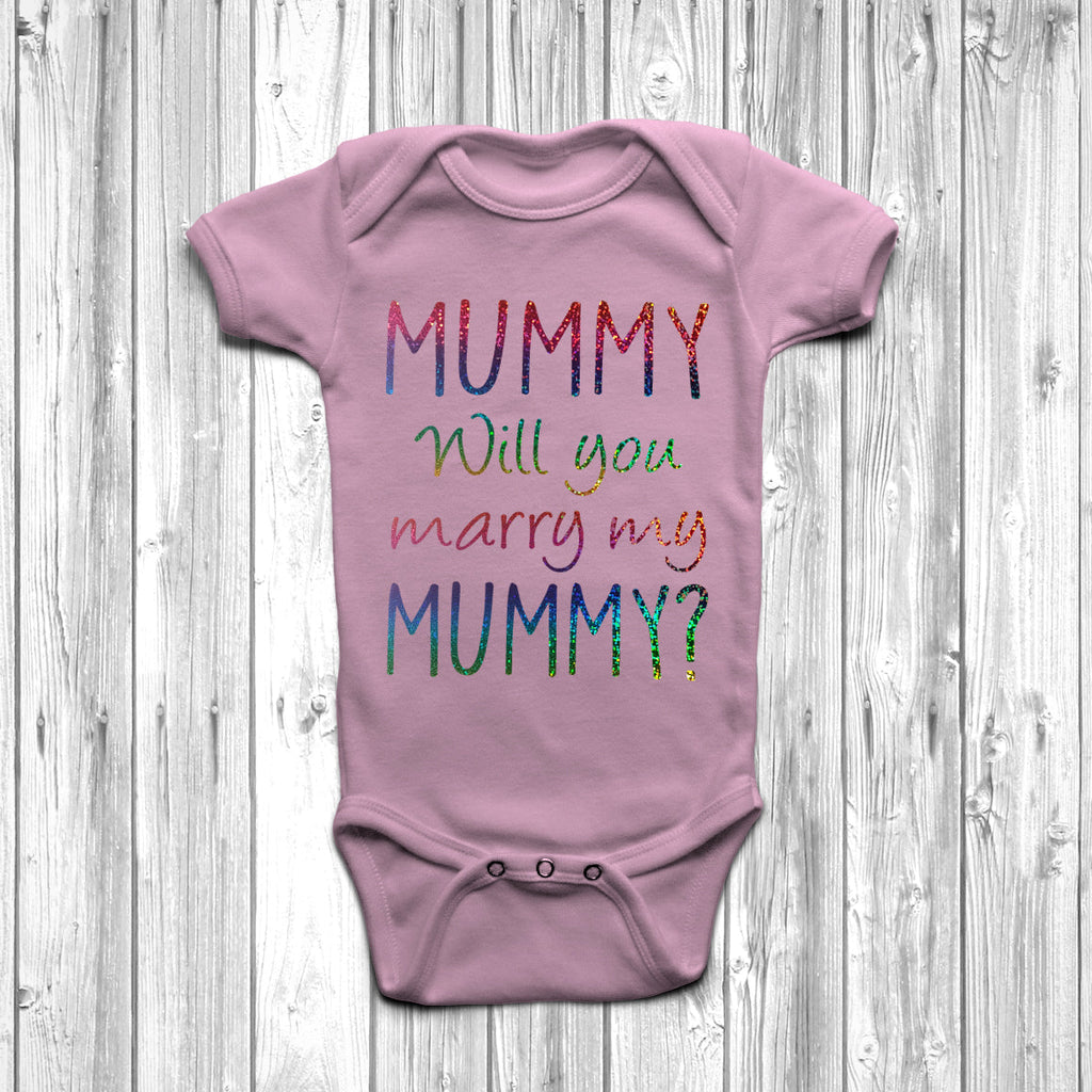 Get trendy with Mummy Will You Marry My Mummy Baby Grow - Baby Grow available at DizzyKitten. Grab yours for £8.45 today!