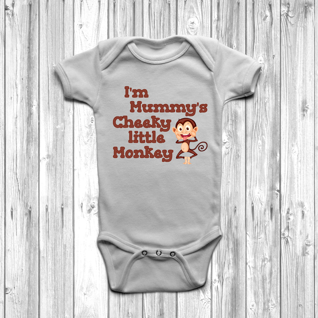 Get trendy with I'm Mummy's Cheeky Little Monkey Baby Grow - Baby Grow available at DizzyKitten. Grab yours for £9.45 today!