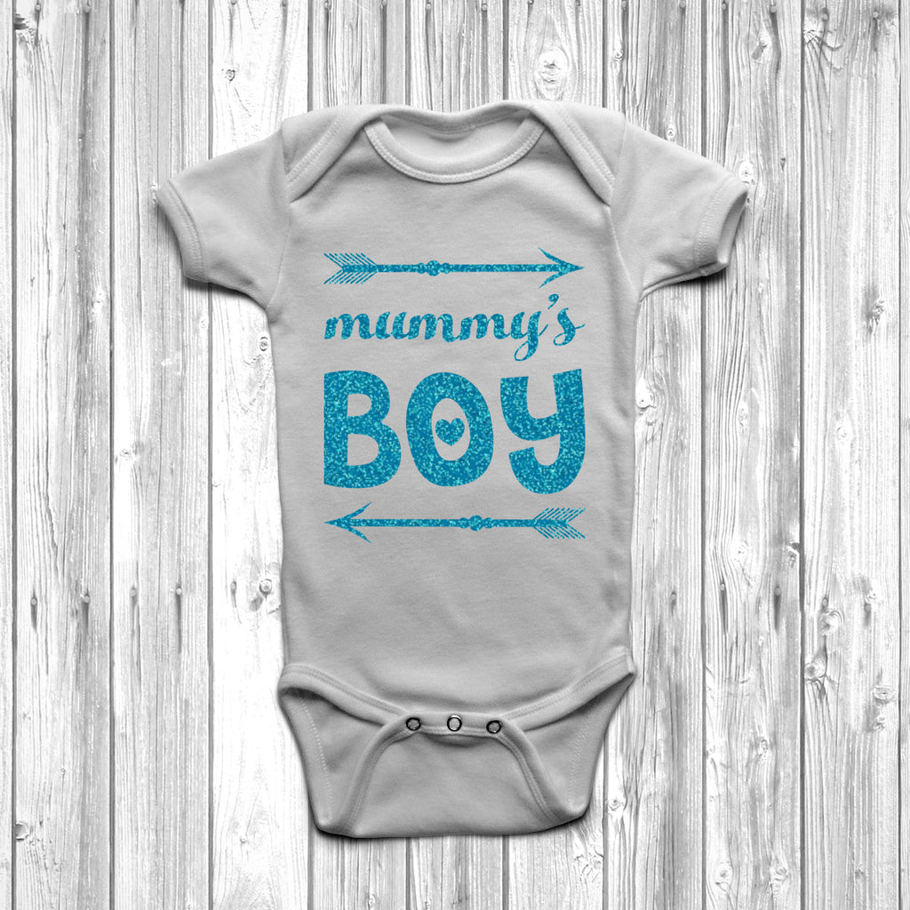 Get trendy with Mummy's Boy Baby Grow - Baby Grow available at DizzyKitten. Grab yours for £9.45 today!