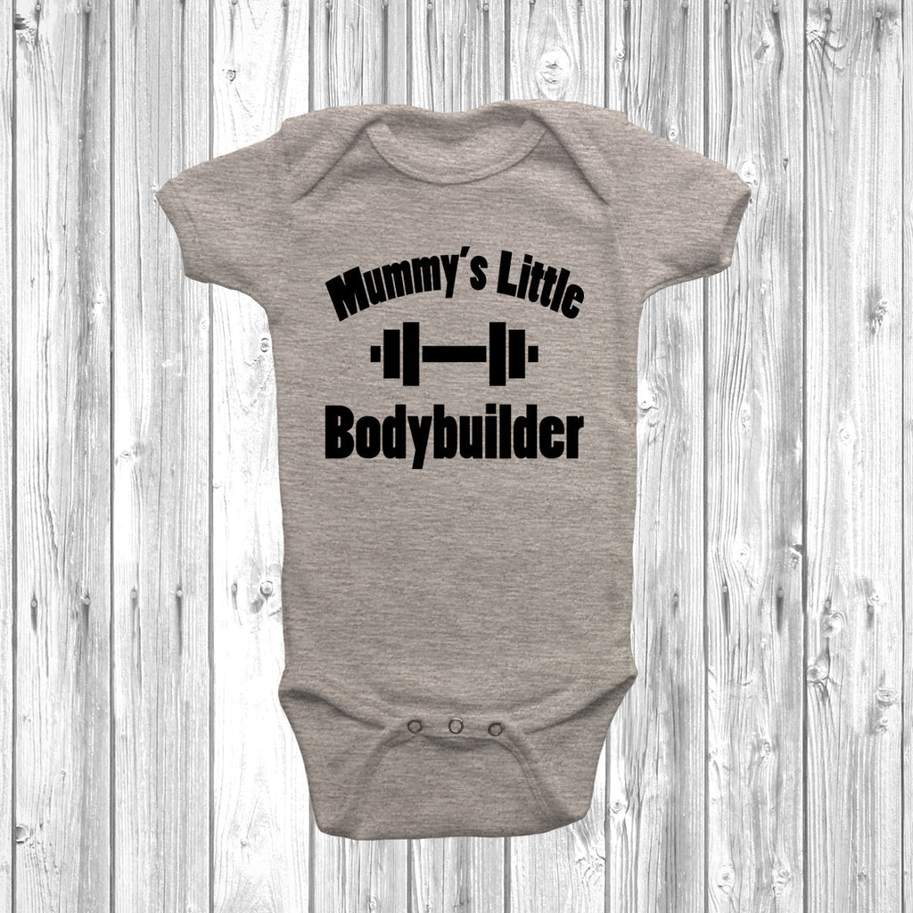 Get trendy with Mummy's Little Bodybuilder Baby Grow -  available at DizzyKitten. Grab yours for £7.95 today!