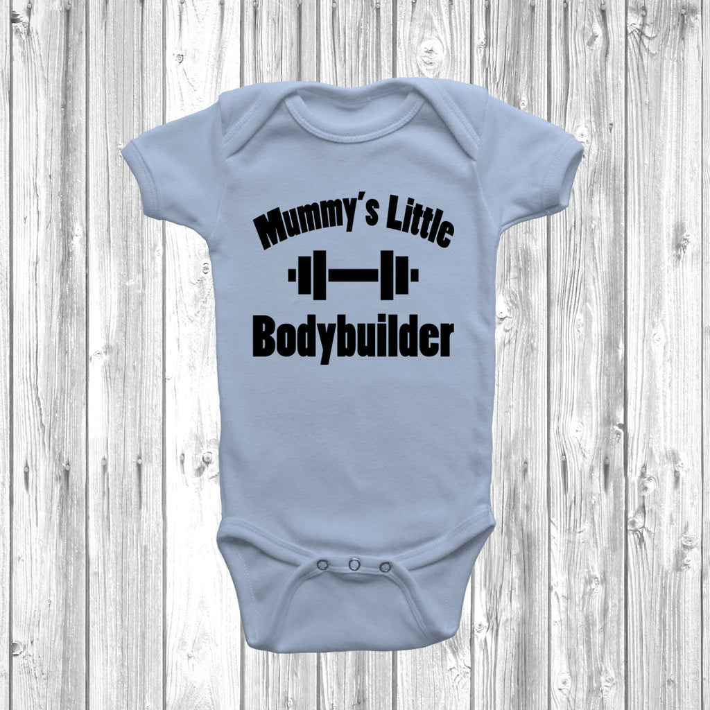 Get trendy with Mummy's Little Bodybuilder Baby Grow -  available at DizzyKitten. Grab yours for £8.45 today!