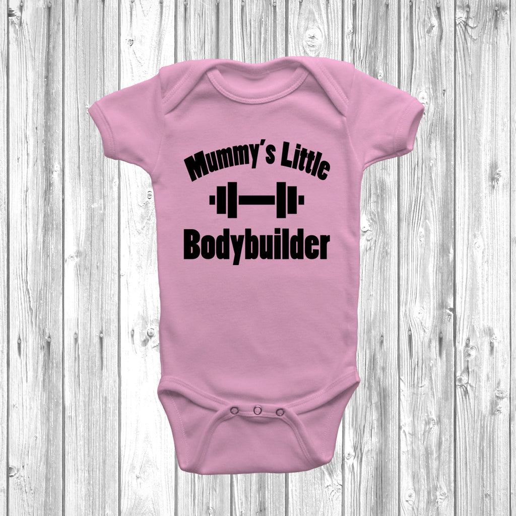 Get trendy with Mummy's Little Bodybuilder Baby Grow -  available at DizzyKitten. Grab yours for £8.45 today!