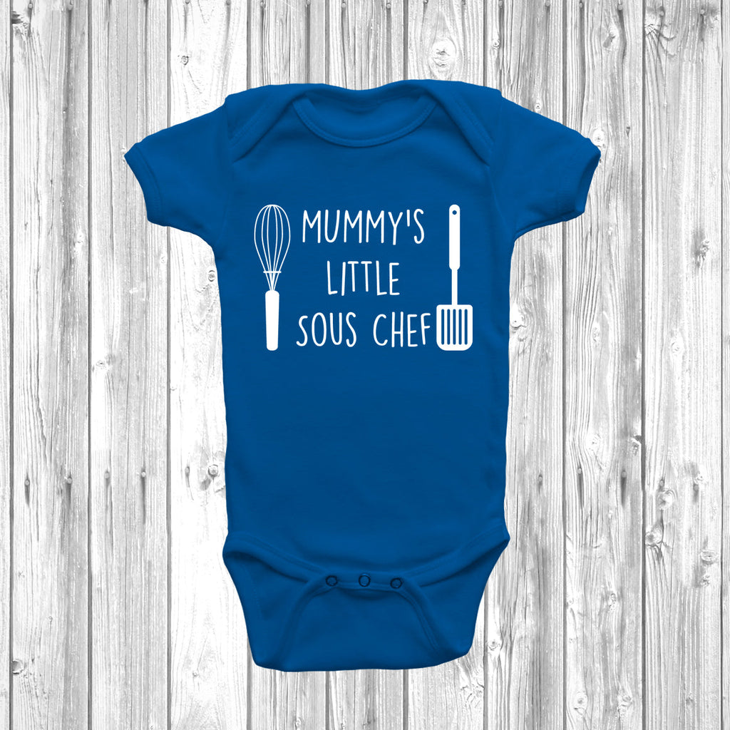 Get trendy with Mummy's Little Sous Chef Baby Grow - Baby Grow available at DizzyKitten. Grab yours for £7.95 today!