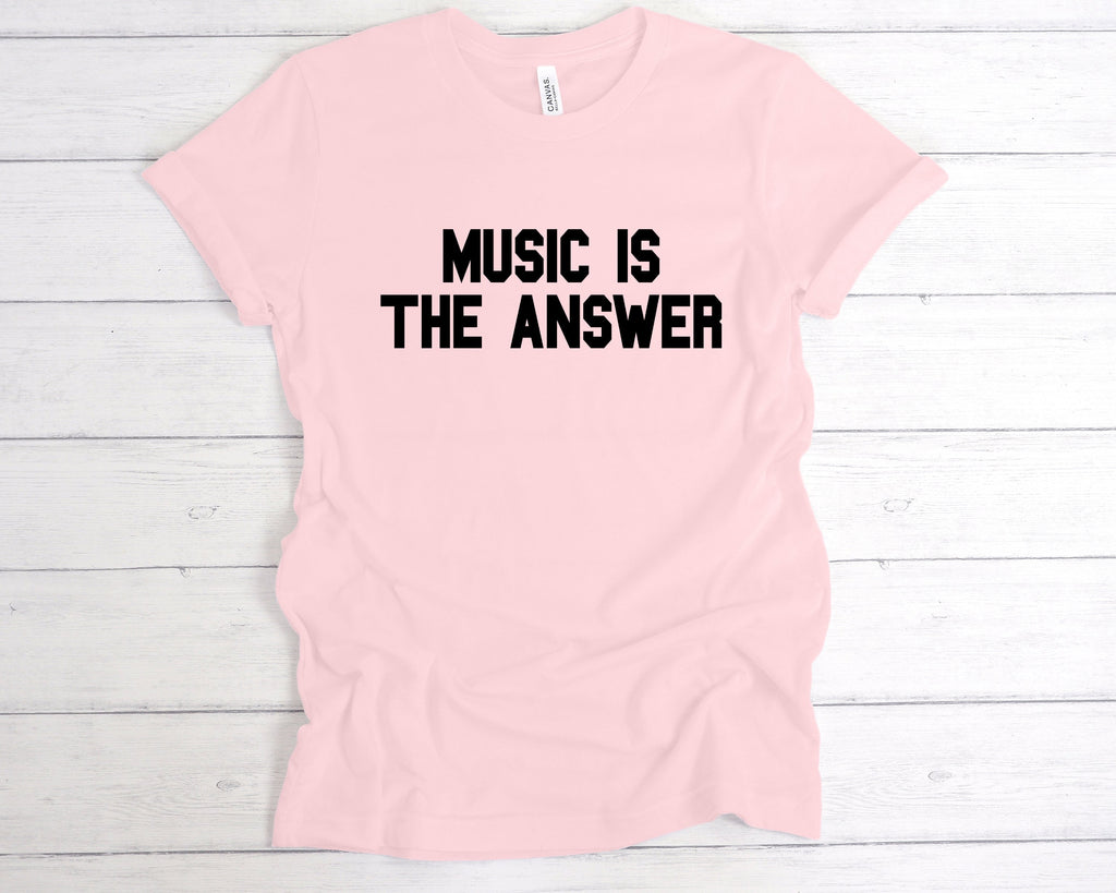 Get trendy with Music Is The Answer T-Shirt - T-Shirt available at DizzyKitten. Grab yours for £12.99 today!