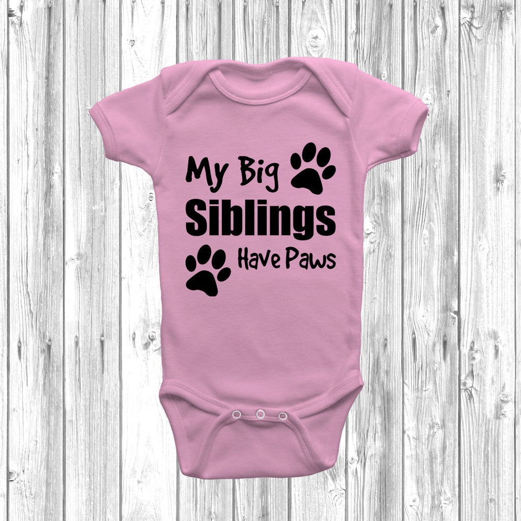 Get trendy with My Big Siblings Have Paws Baby Grow -  available at DizzyKitten. Grab yours for £8.45 today!