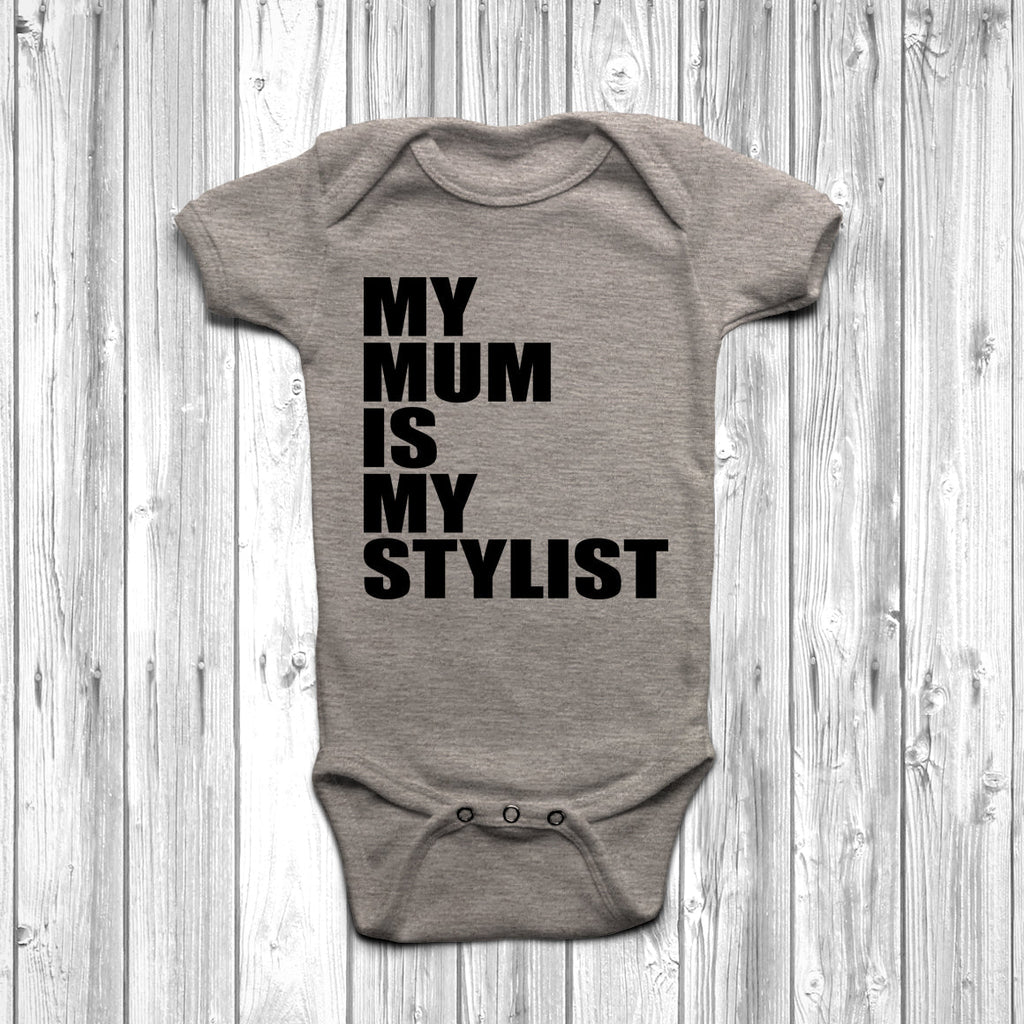 Get trendy with My Mum Is My Stylist Baby Grow - Baby Grow available at DizzyKitten. Grab yours for £7.95 today!