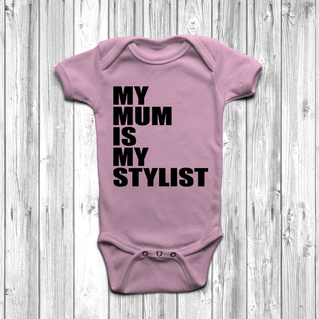 Get trendy with My Mum Is My Stylist Baby Grow - Baby Grow available at DizzyKitten. Grab yours for £8.45 today!
