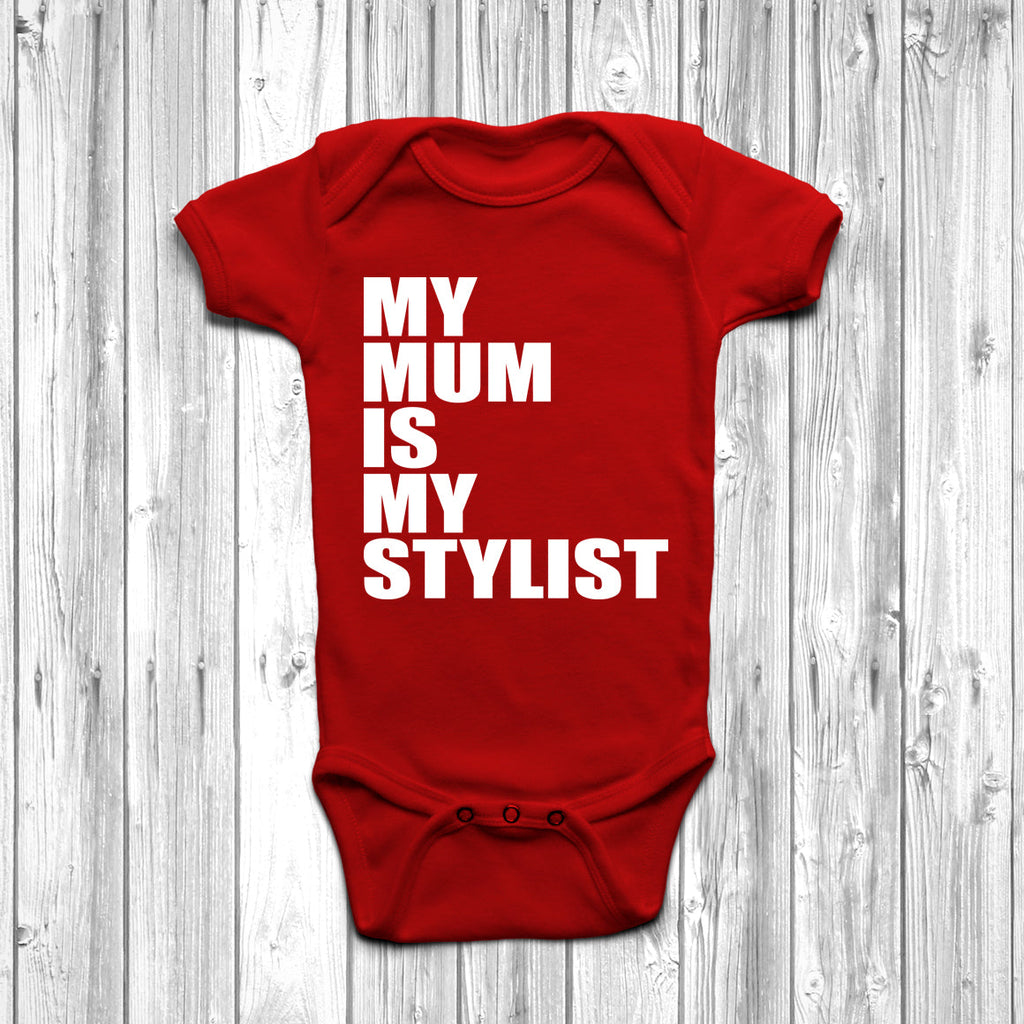 Get trendy with My Mum Is My Stylist Baby Grow - Baby Grow available at DizzyKitten. Grab yours for £8.45 today!