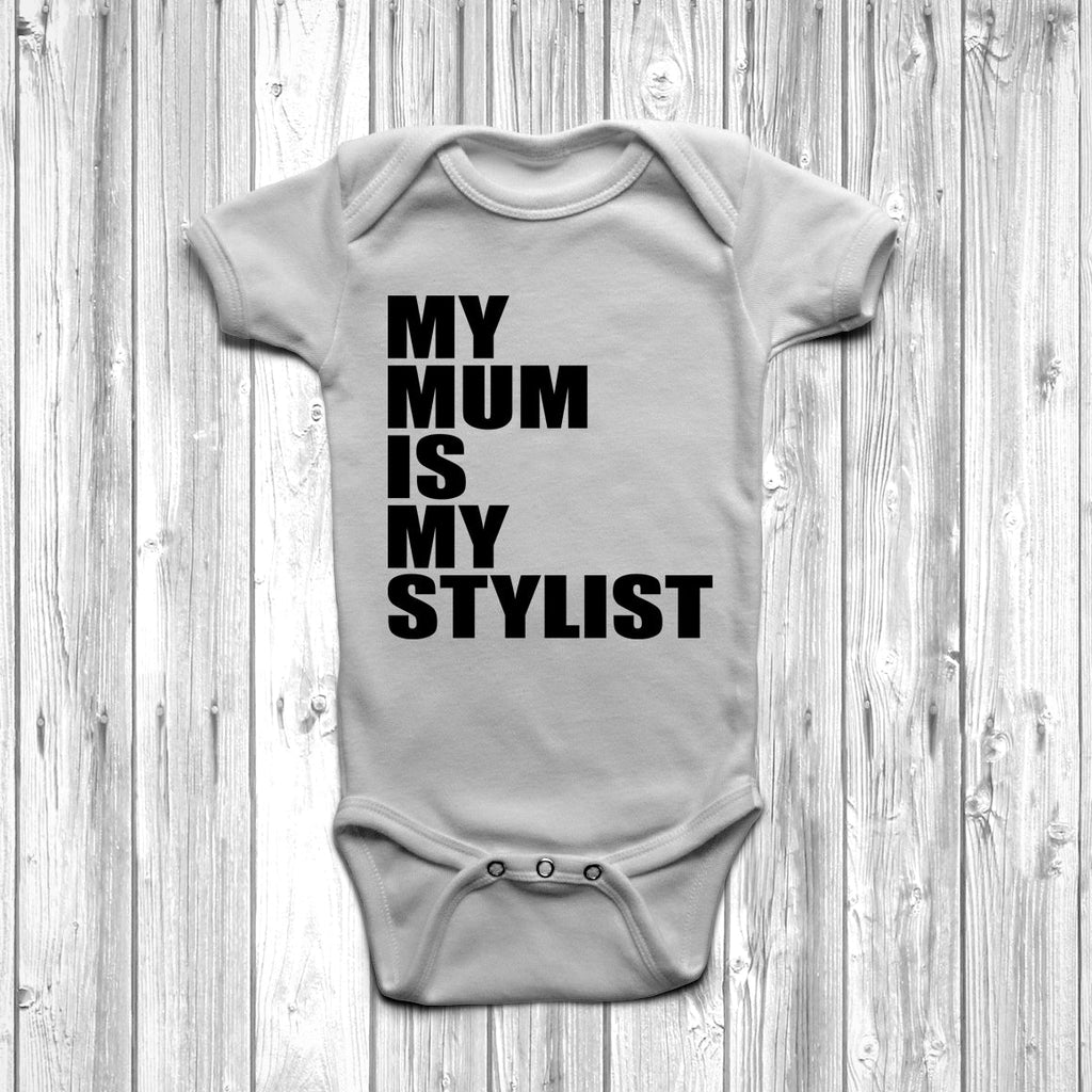 Get trendy with My Mum Is My Stylist Baby Grow - Baby Grow available at DizzyKitten. Grab yours for £8.45 today!