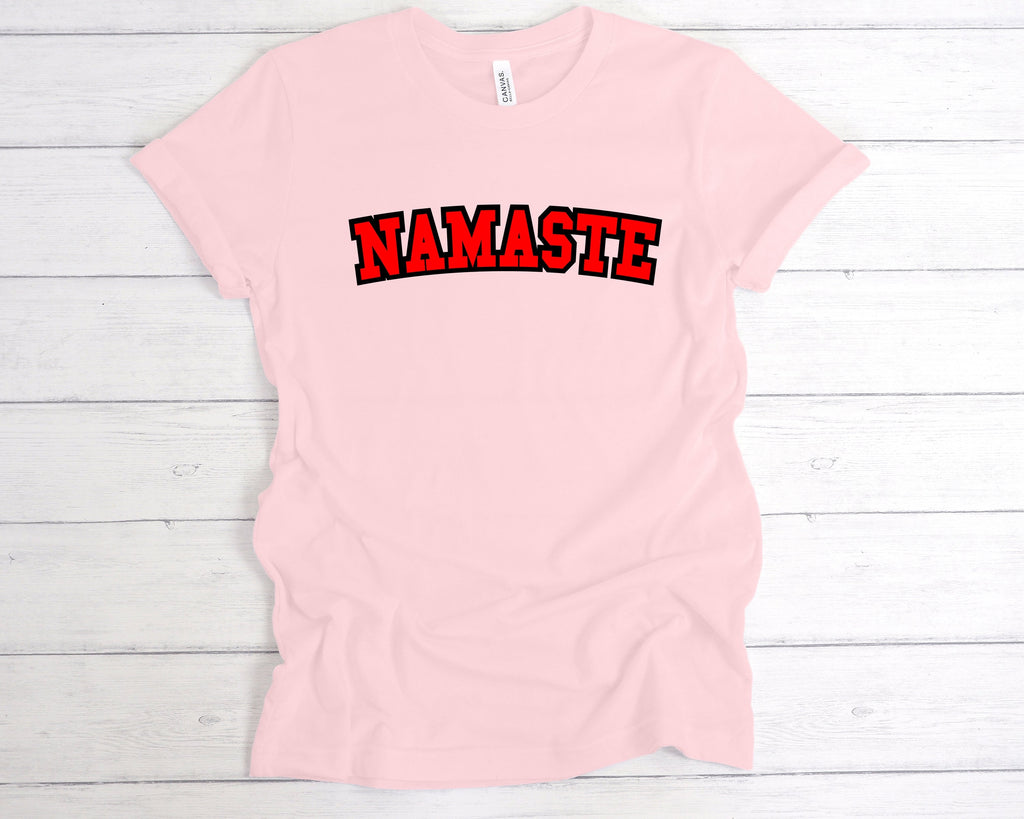 Get trendy with Namaste T-Shirt - T-Shirt available at DizzyKitten. Grab yours for £12.99 today!