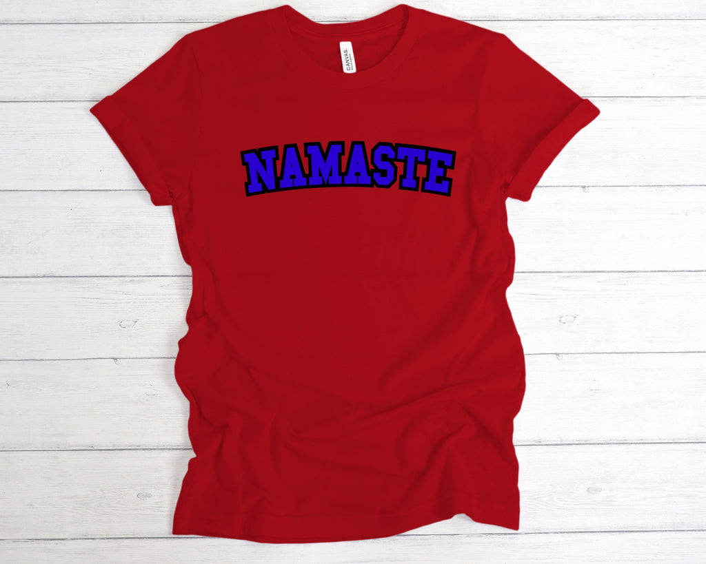 Get trendy with Namaste T-Shirt - T-Shirt available at DizzyKitten. Grab yours for £12.99 today!