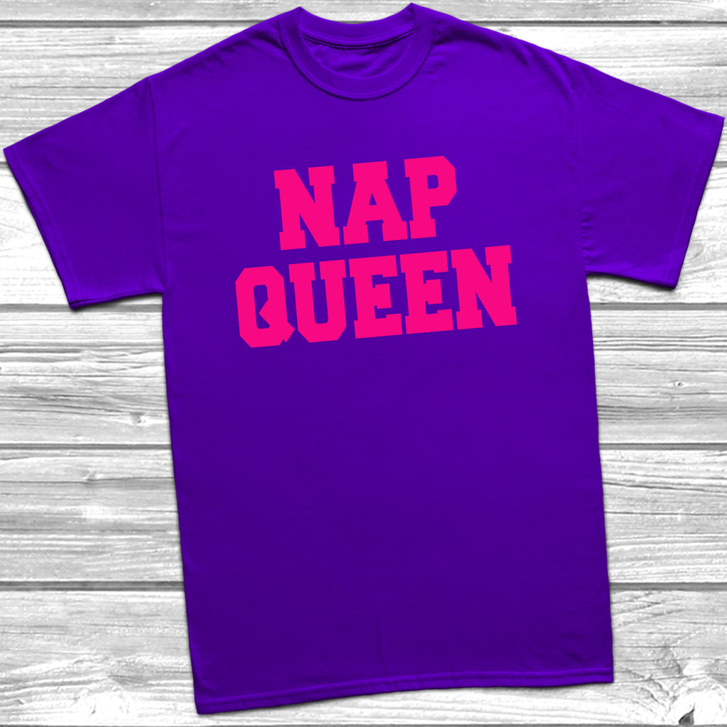 Get trendy with Nap Queen T-Shirt - T-Shirt available at DizzyKitten. Grab yours for £9.49 today!