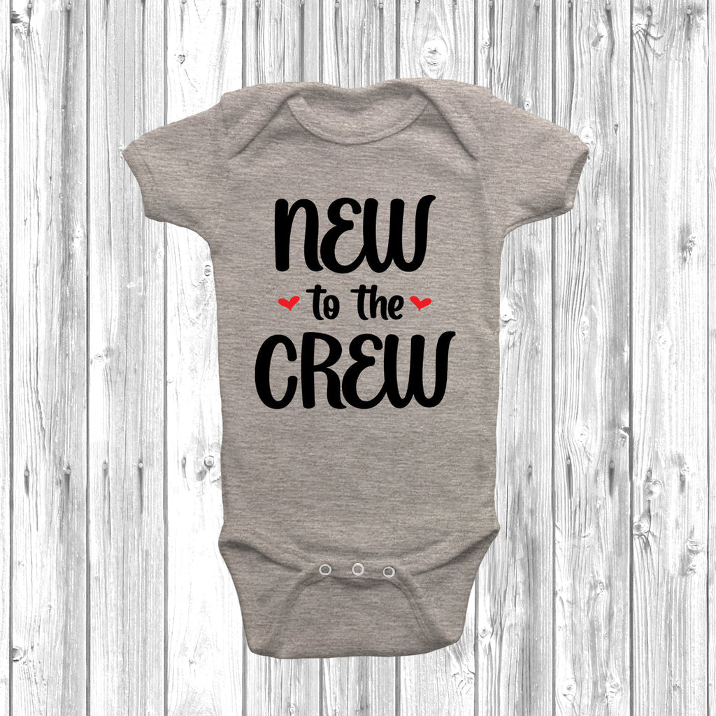 Get trendy with New To The Crew Baby Grow - Baby Grow available at DizzyKitten. Grab yours for £7.99 today!