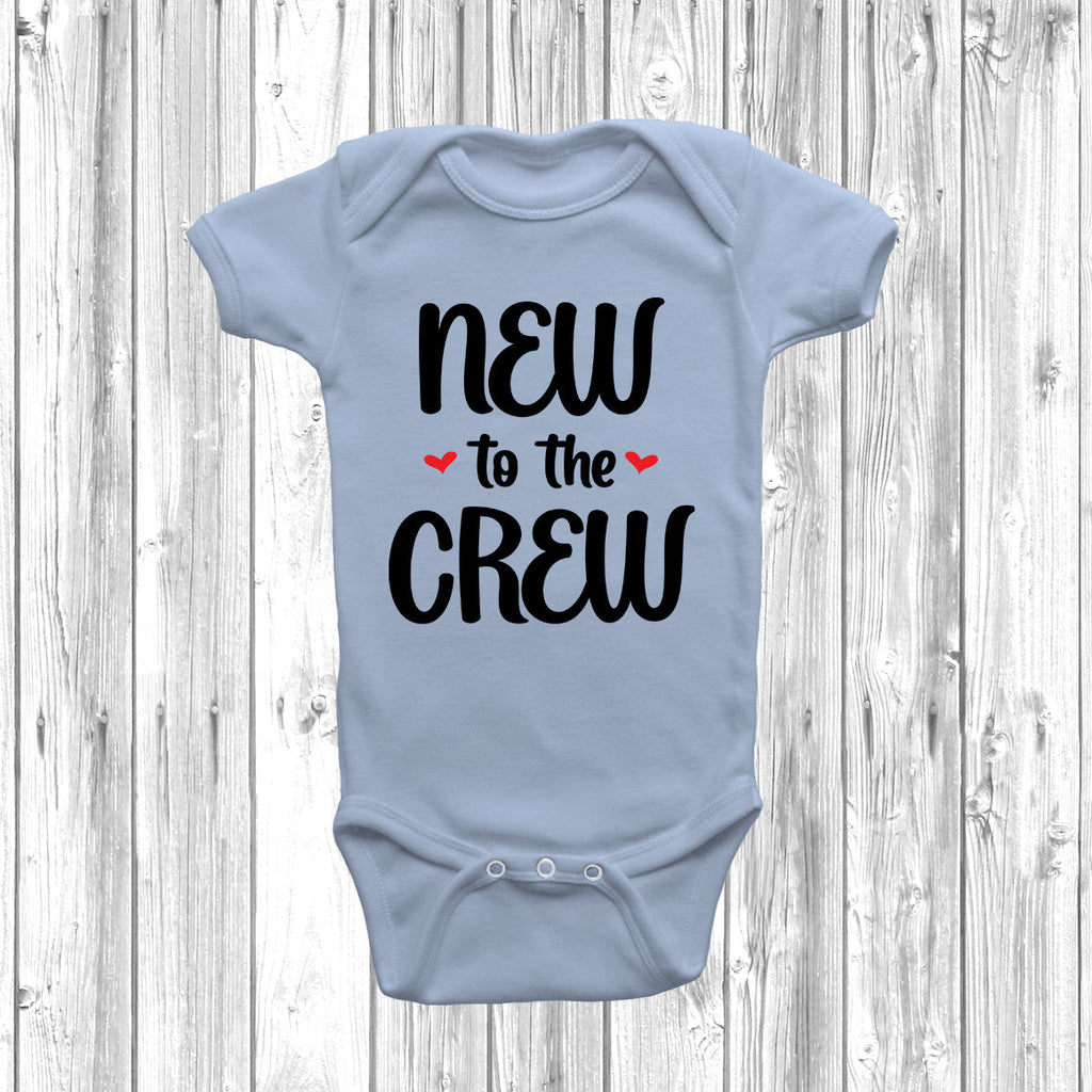 Get trendy with New To The Crew Baby Grow - Baby Grow available at DizzyKitten. Grab yours for £7.49 today!