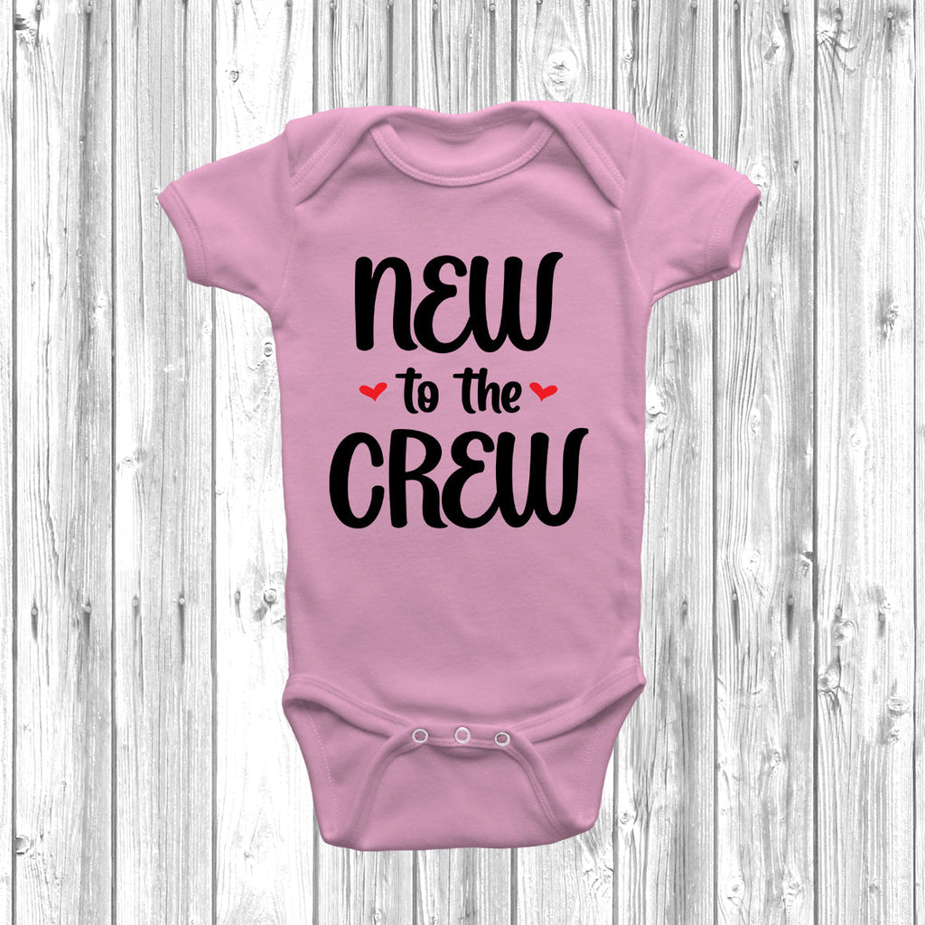 Get trendy with New To The Crew Baby Grow - Baby Grow available at DizzyKitten. Grab yours for £7.99 today!