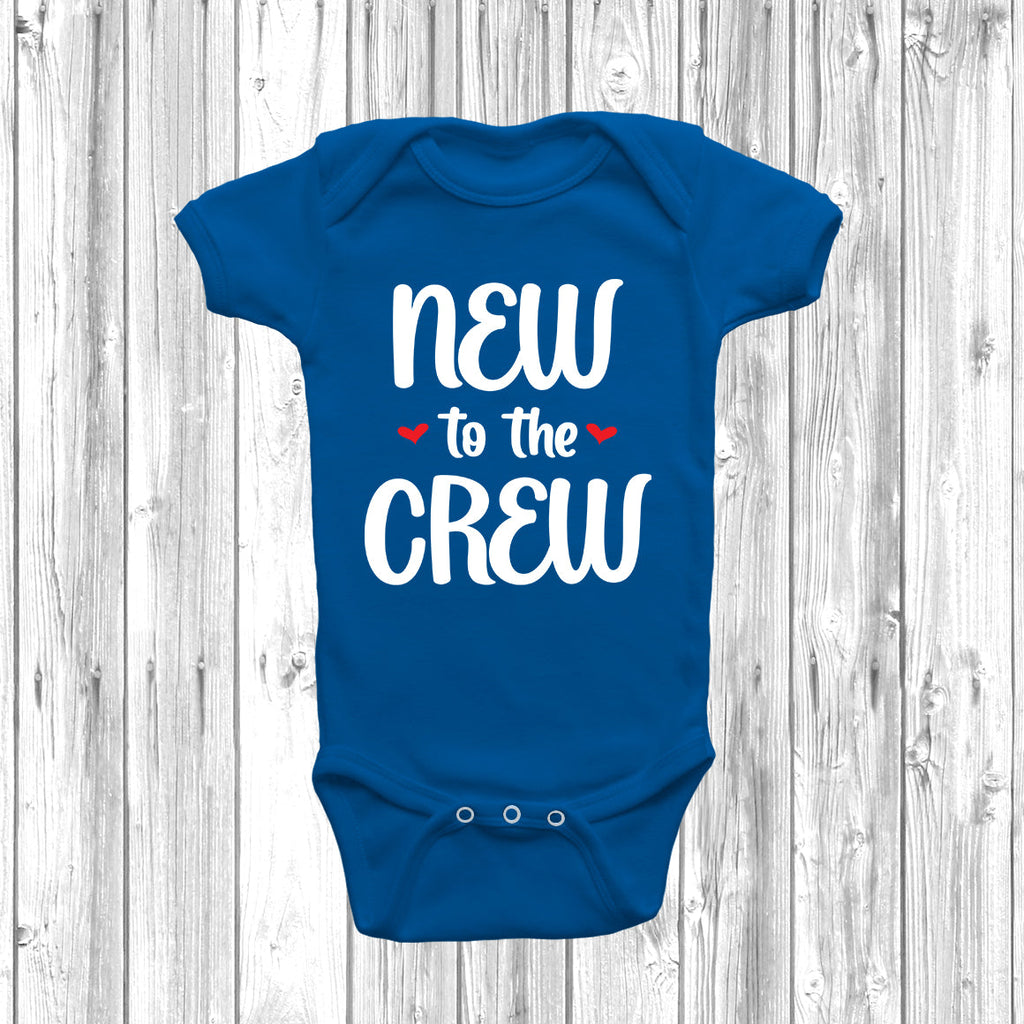 Get trendy with New To The Crew Baby Grow - Baby Grow available at DizzyKitten. Grab yours for £7.99 today!