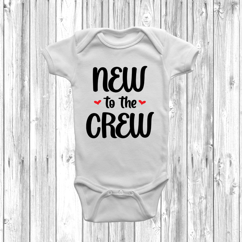 Get trendy with New To The Crew Baby Grow - Baby Grow available at DizzyKitten. Grab yours for £7.49 today!